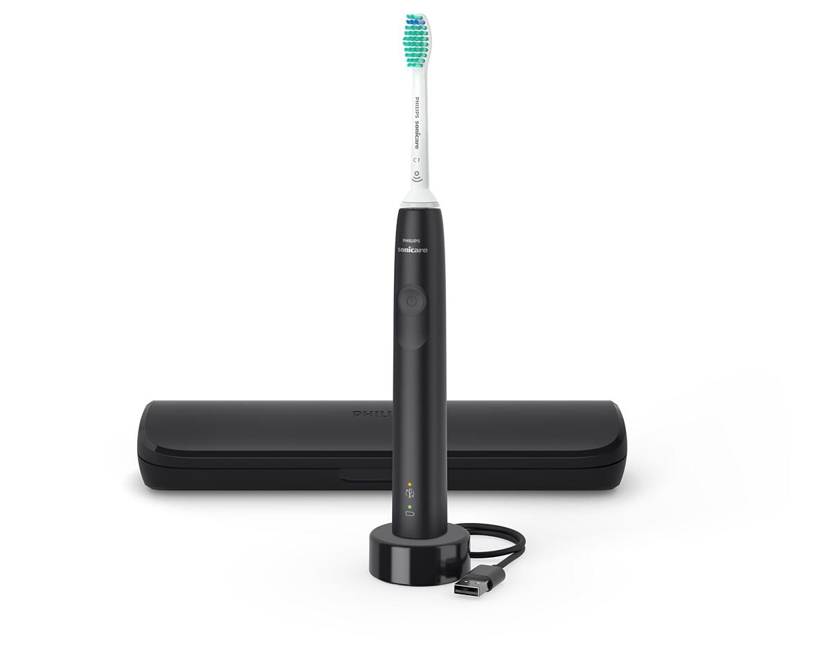 Philips Sonicare ProResults 3100 HX3673/14 sonický zubní kartáček černý Philips Sonicare