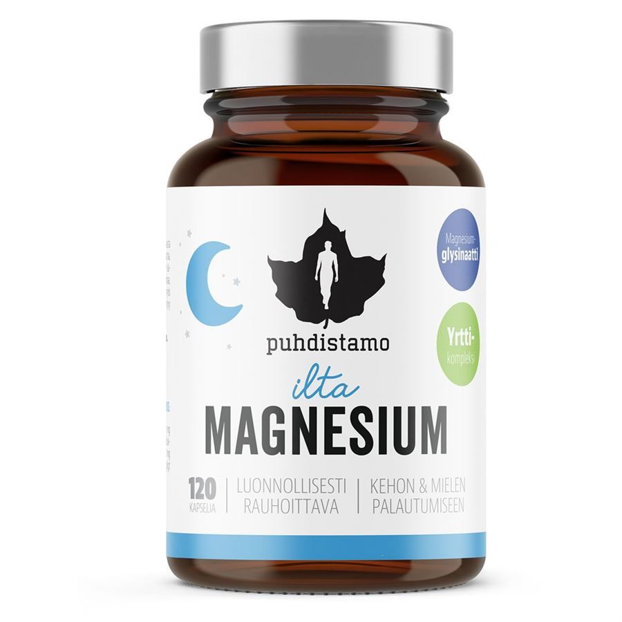 Puhdistamo Night Magnesium 120 kapslí Puhdistamo