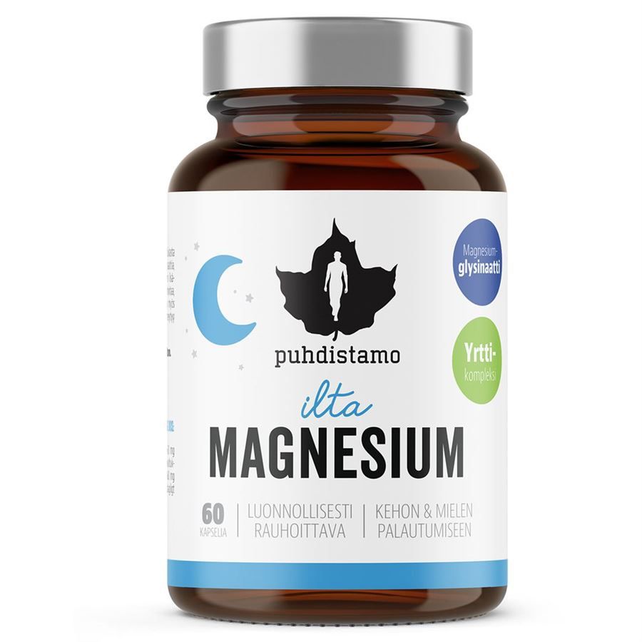 Puhdistamo Night Magnesium 60 kapslí Puhdistamo