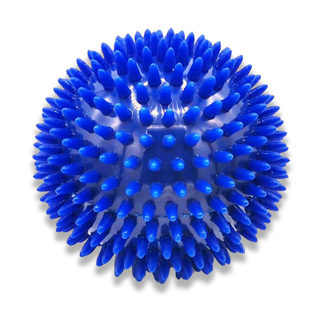 Rehabiq Masážní míček ježek 10 cm 1 ks modrý Rehabiq