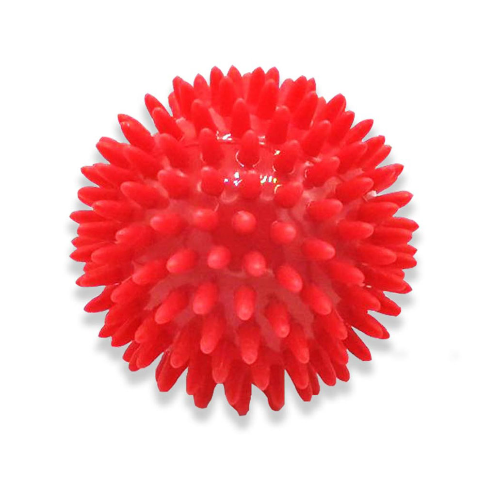 Rehabiq Masážní míček ježek 8 cm 1 ks červený Rehabiq