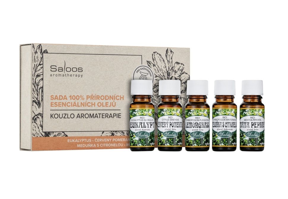 Saloos Kouzlo aromaterapie esenciální oleje 5x10 ml Saloos