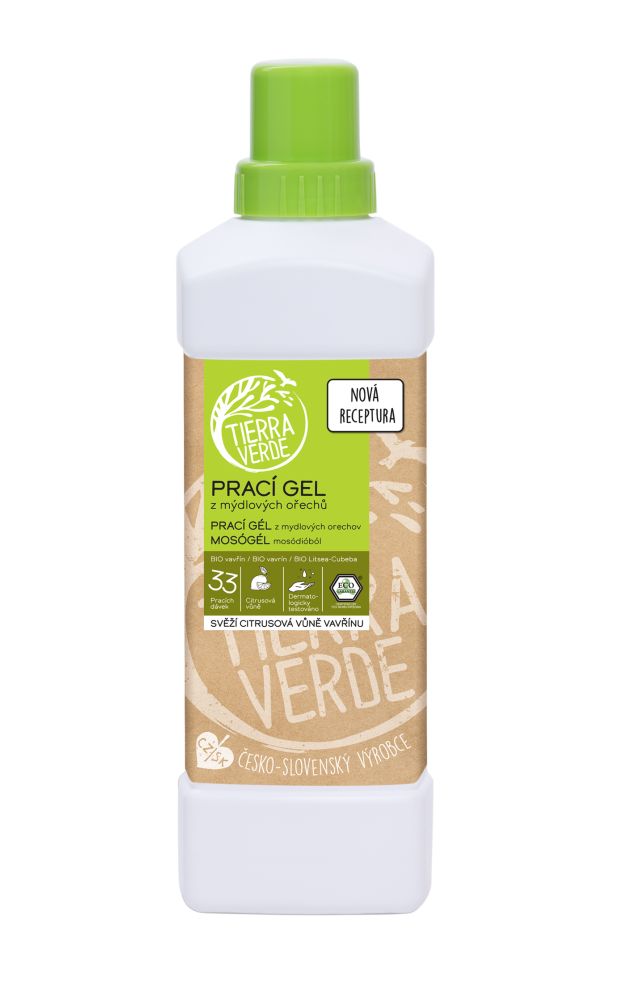 Tierra Verde Prací gel Vavřín láhev 1 l Tierra Verde