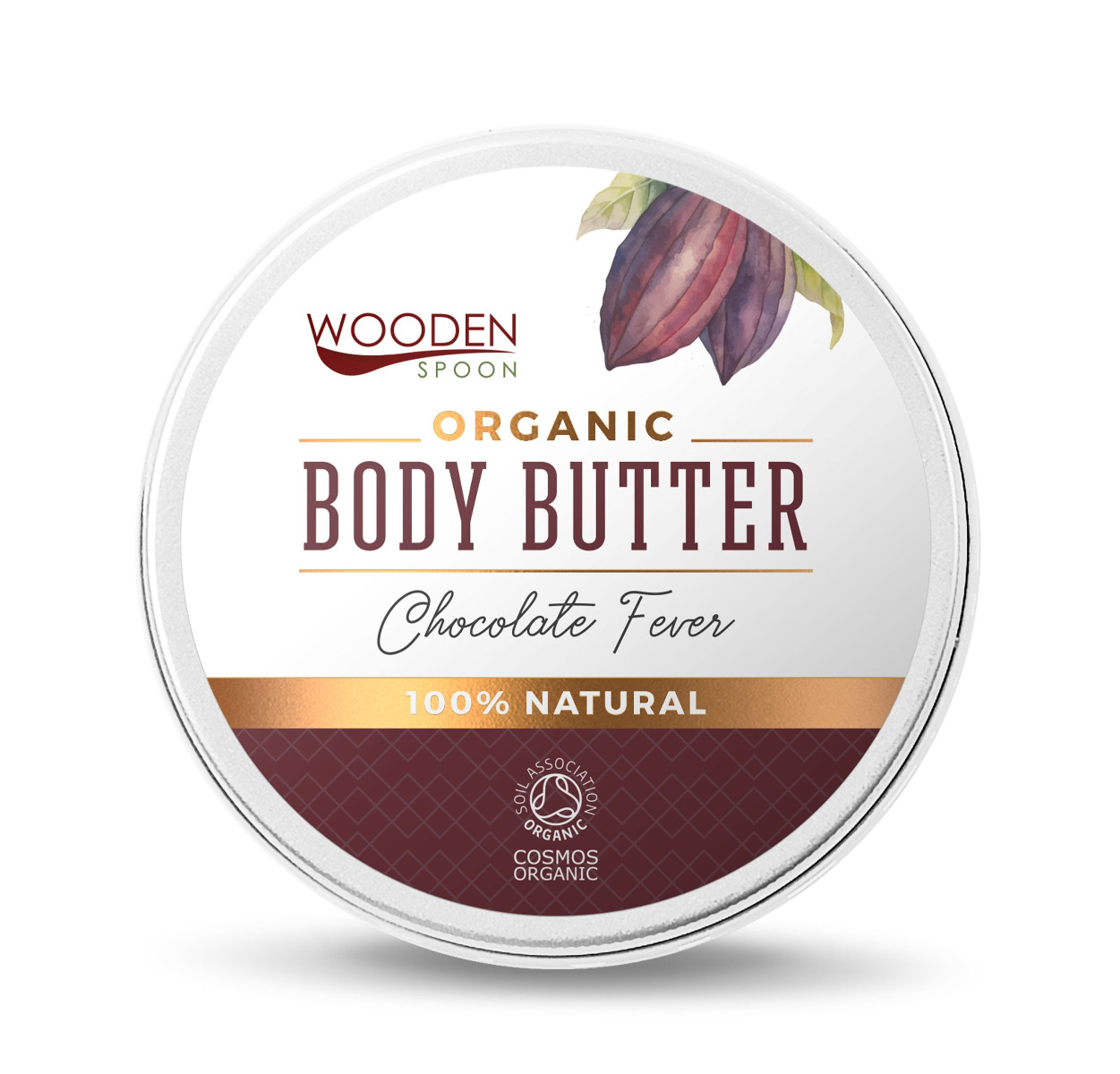 WoodenSpoon Tělové máslo Čokoládová horečka 100 ml WoodenSpoon