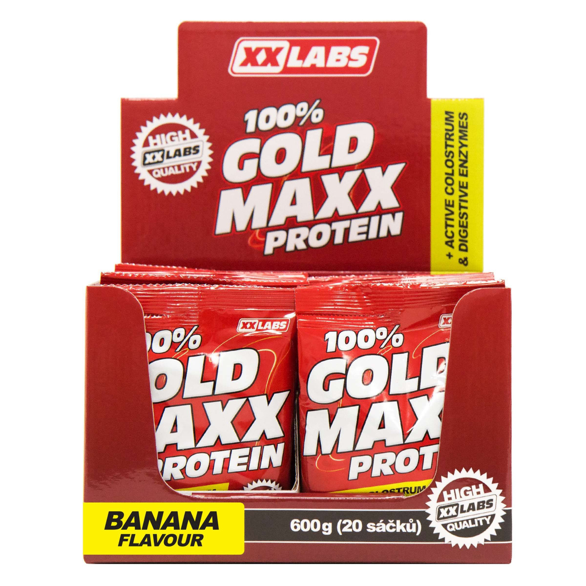 Xxlabs 100% gold maxx protein banán sáčky 20x30 g Xxlabs