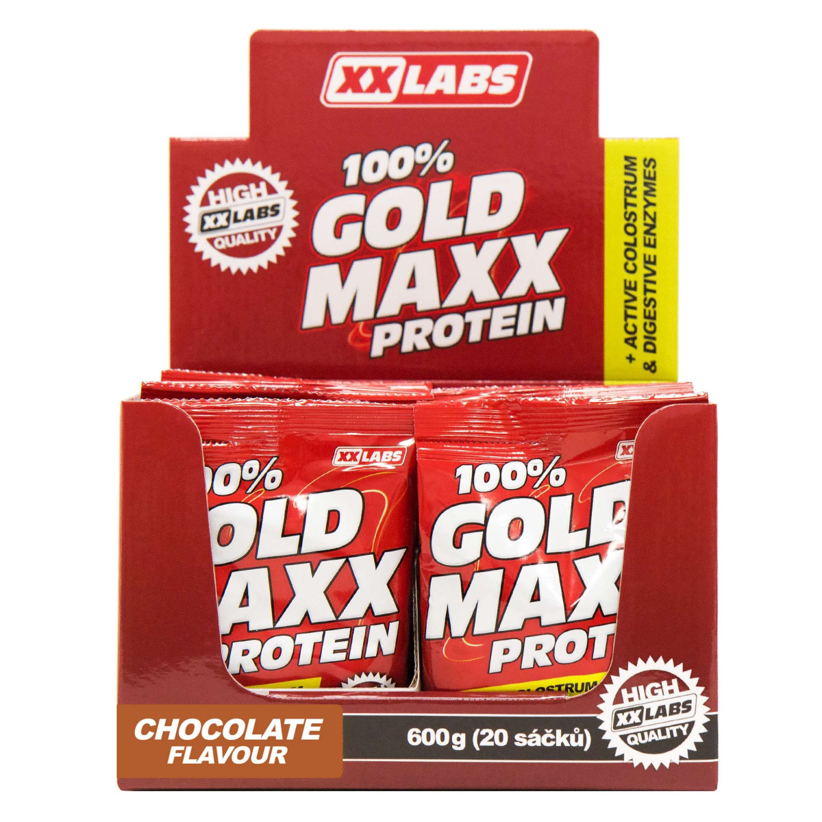 Xxlabs 100% gold maxx protein čokoláda sáčky 20x30 g Xxlabs