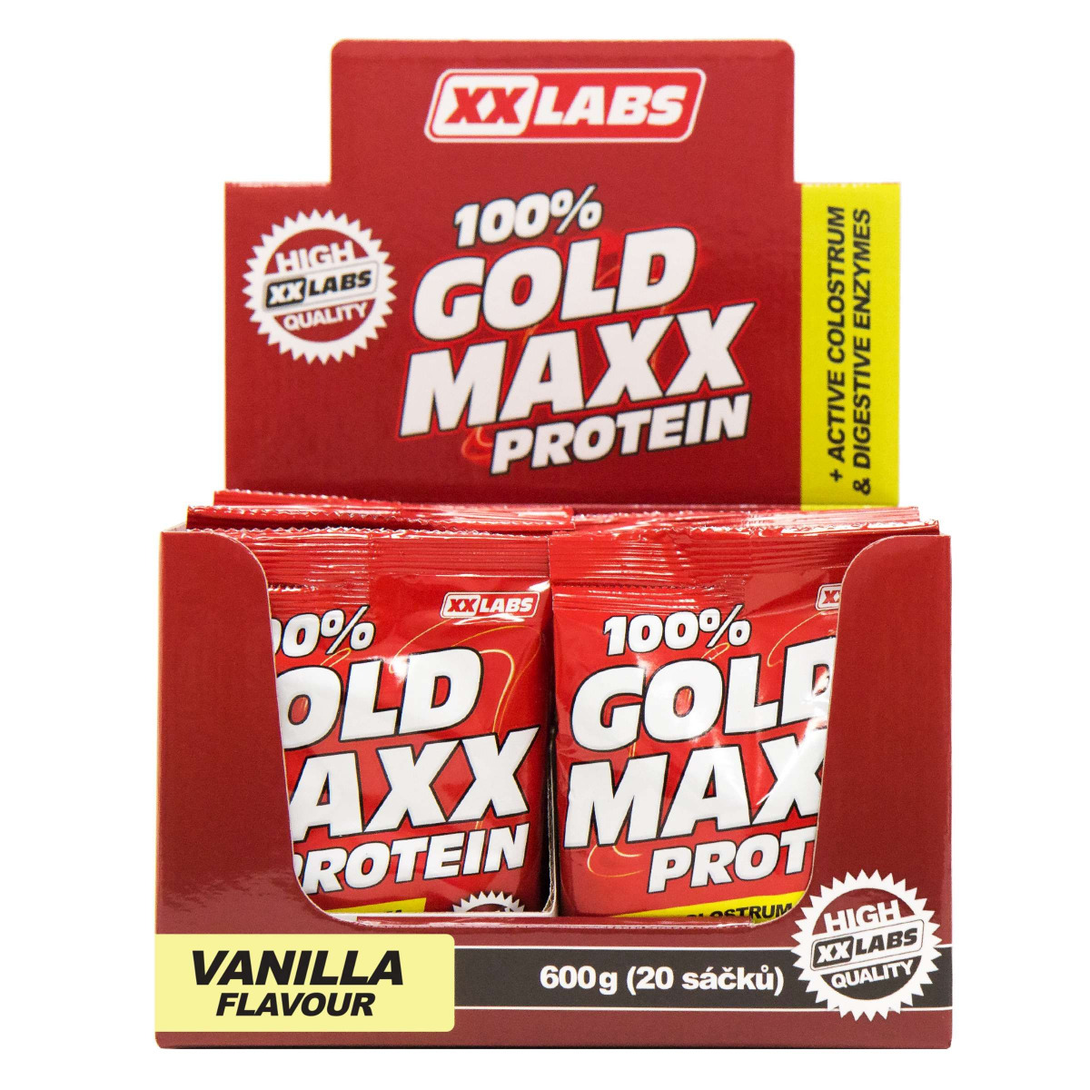 Xxlabs 100% gold maxx protein vanilka sáčky 20x30 g Xxlabs