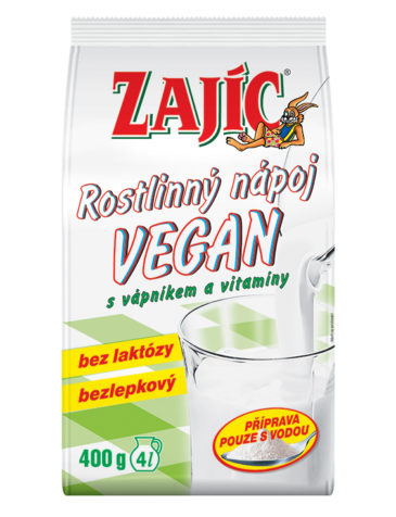 Zajíc Rostlinný nápoj Vegan sáček 400 g Zajíc