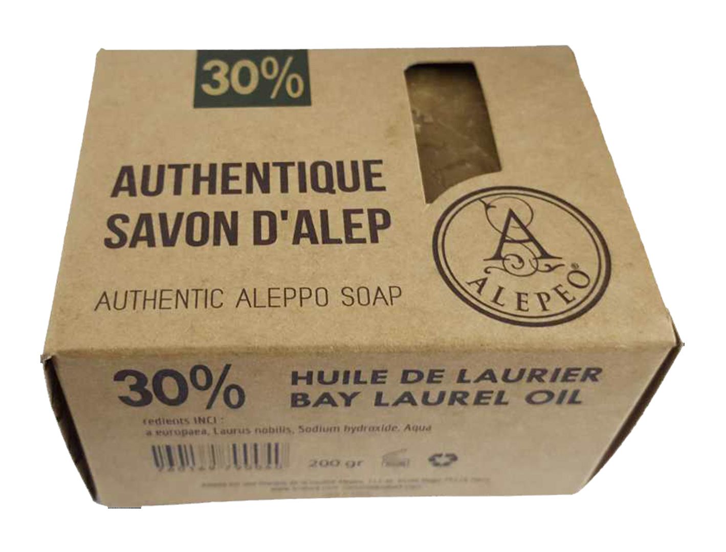 ALEPEO Tradiční mýdlo s vavřínovým olejem 30% 200 g ALEPEO