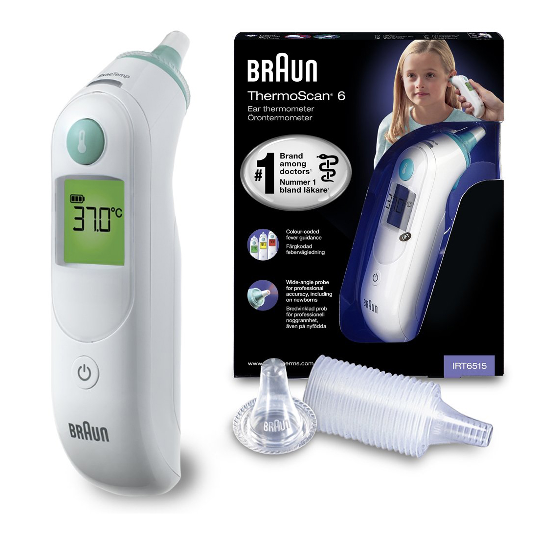 Braun ThermoScan 6 IRT6515 ušní teploměr Braun