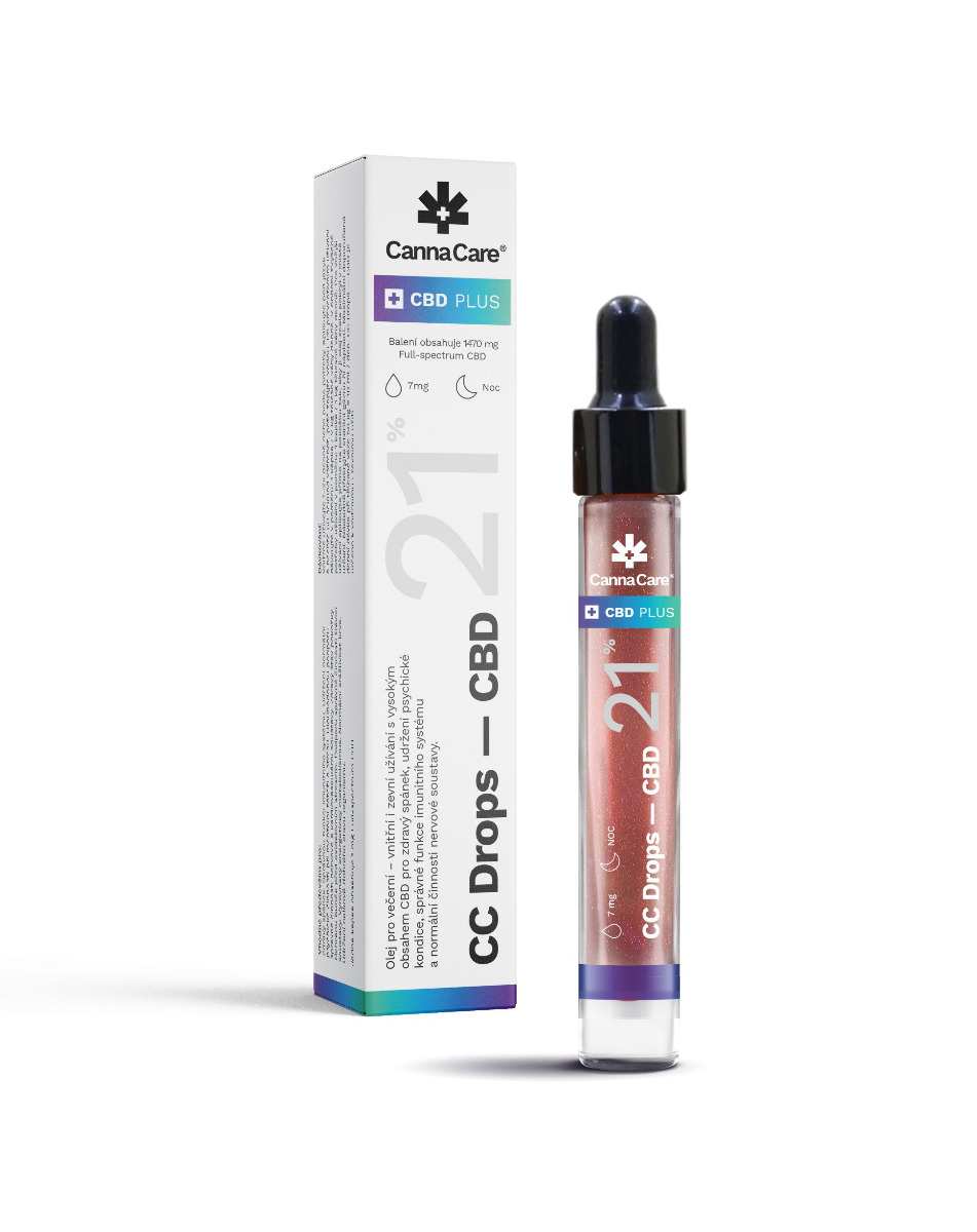 CannaCare CC Drops - CBD 21% noc 7 ml CannaCare