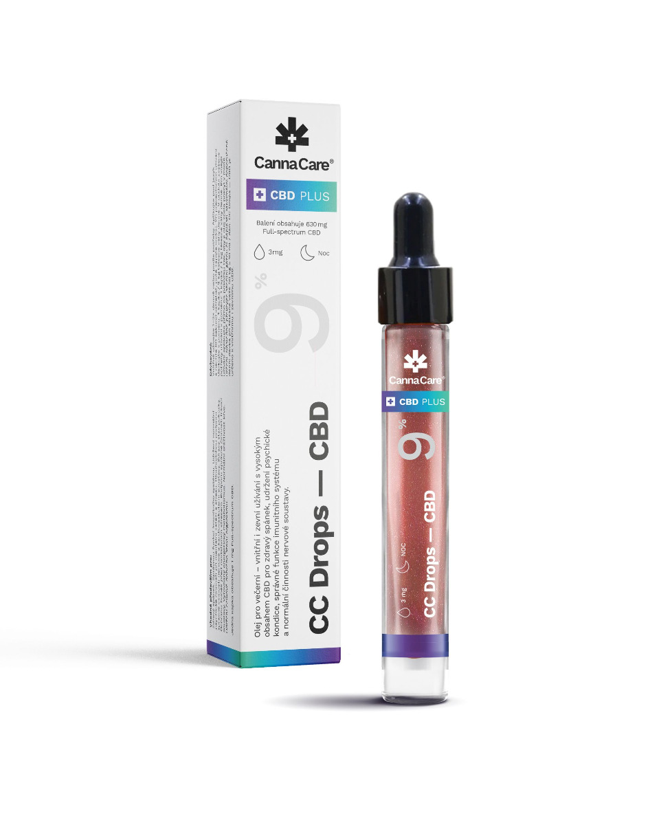 CannaCare CC Drops - CBD 9% noc 7 ml CannaCare