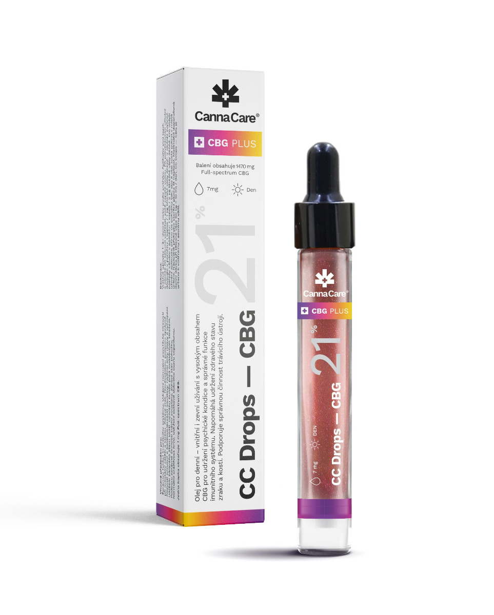 CannaCare CC Drops - CBG 21% den 7 ml CannaCare