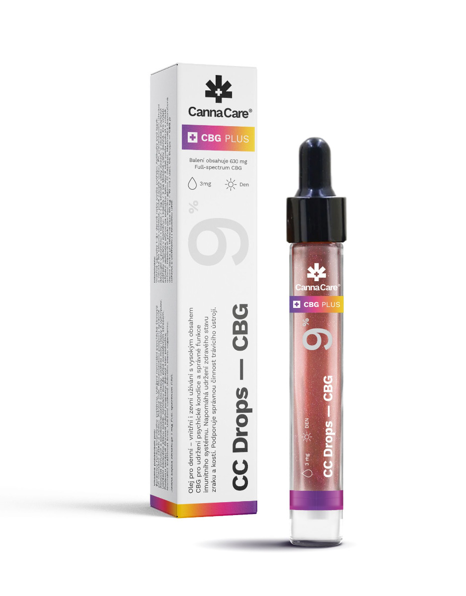 CannaCare CC Drops - CBG 9% den 7 ml CannaCare