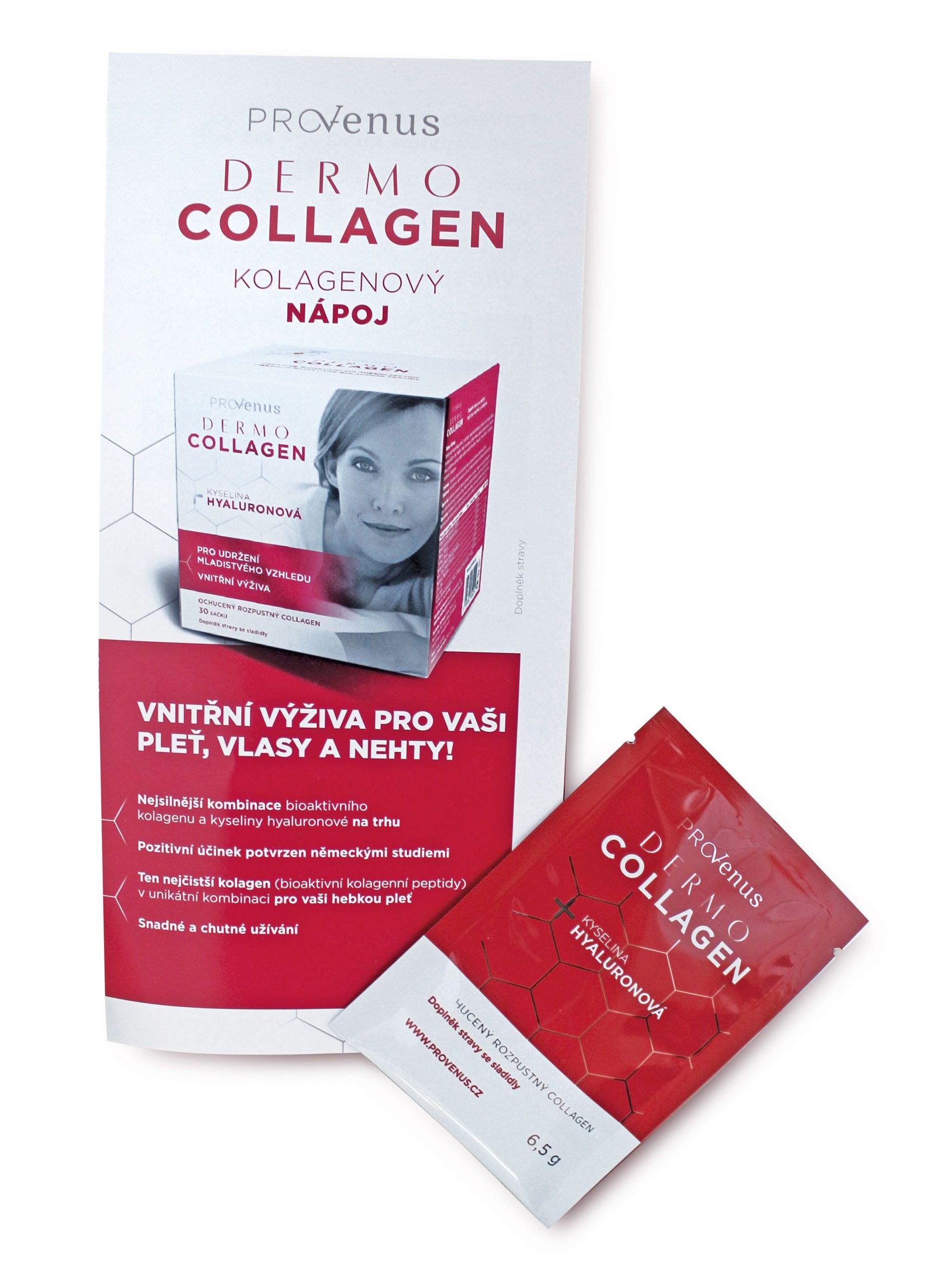 DermoCollagen ProVenus s pomerančovou příchutí kolagenový nápoj 1 sáček + leták DermoCollagen