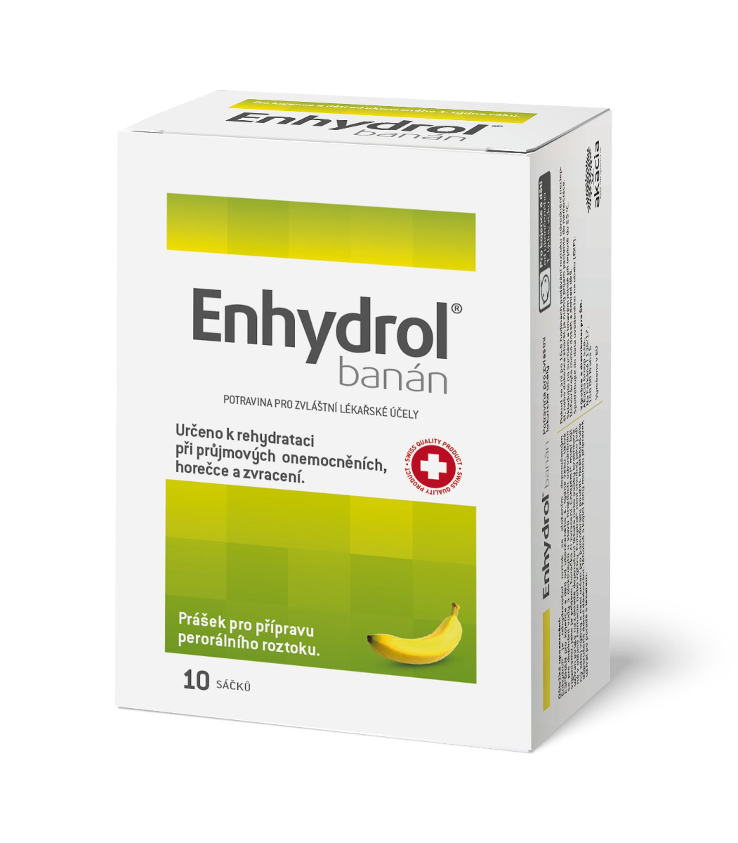 Enhydrol banán 10 sáčků Enhydrol