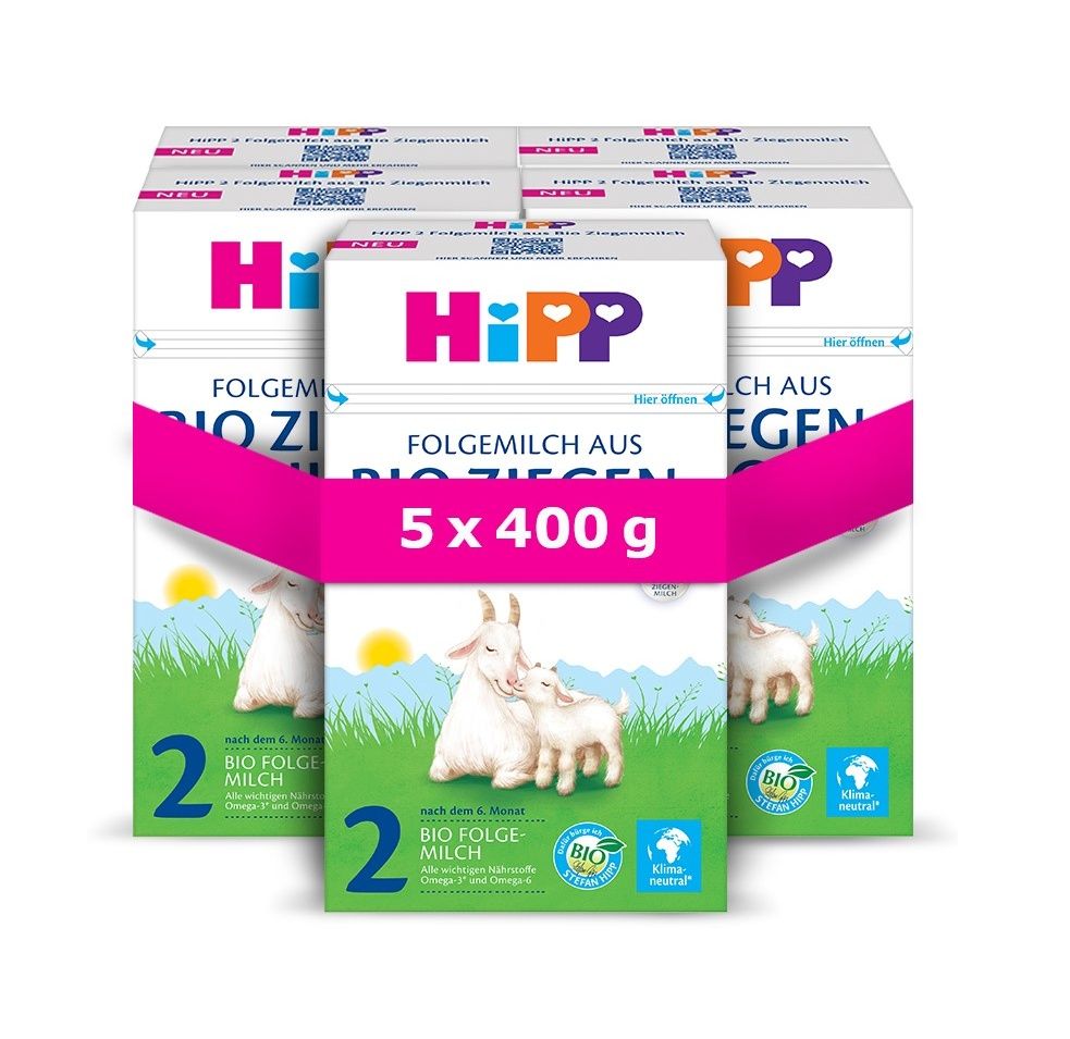 Hipp 2 BIO Kozí mléko 5x400 g Hipp