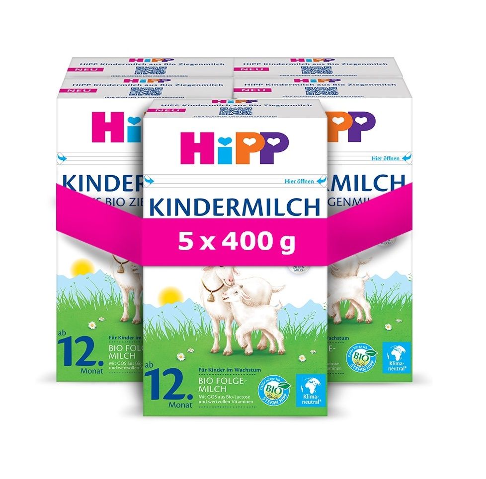 Hipp 3 BIO Junior Kozí mléko 5x400 g Hipp