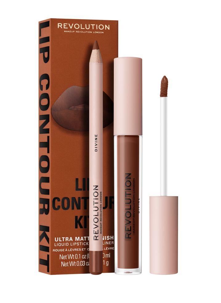 Makeup Revolution Lip Contour Kit Divine sada na rty 2 ks Makeup Revolution