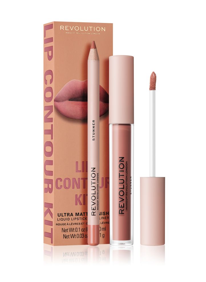 Makeup Revolution Lip Contour Kit Stunner sada na rty 2 ks Makeup Revolution