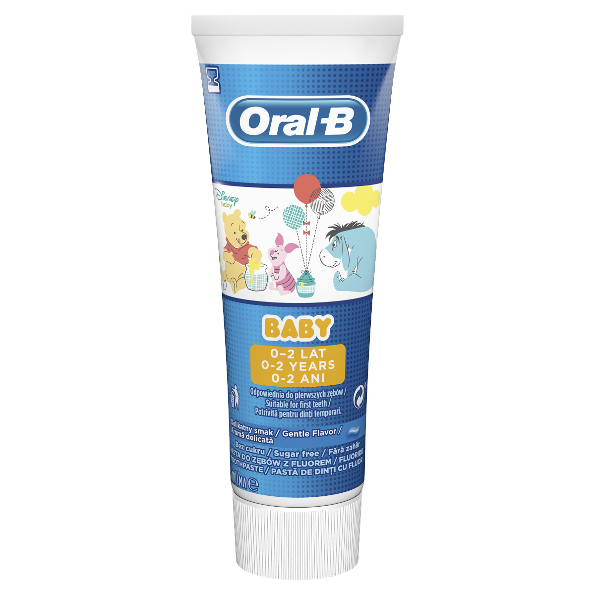 Oral-B Baby Medvídek Pú dětská zubní pasta 75 ml Oral-B