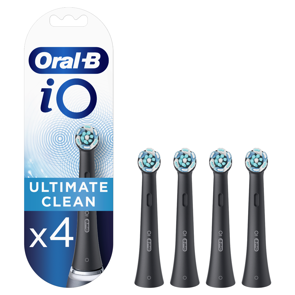 Oral-B iO Ultimate Clean Black náhradní hlavice 4 ks Oral-B