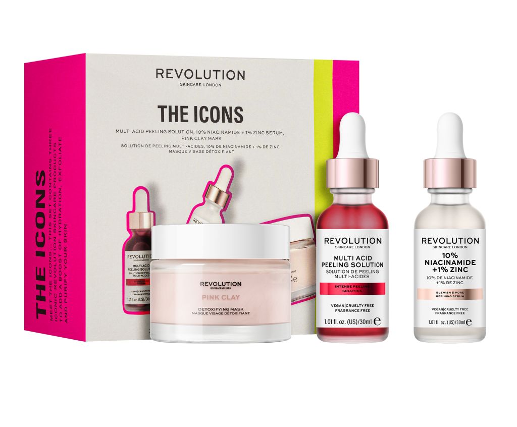 Revolution Skincare The Icons sada na pleť 3 ks Revolution Skincare