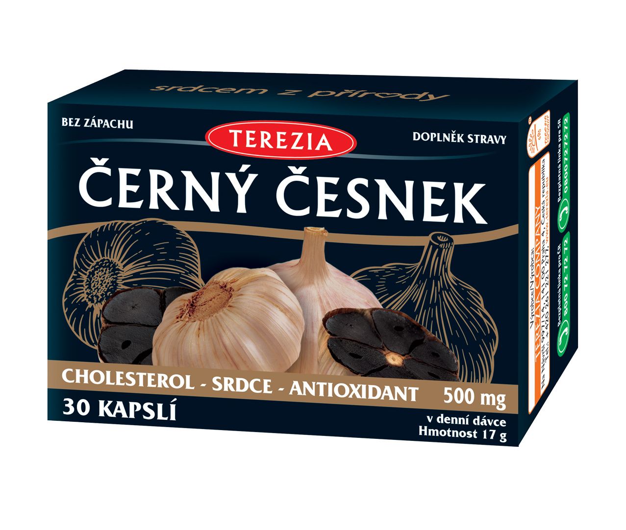 Terezia Černý česnek 30 kapslí Terezia