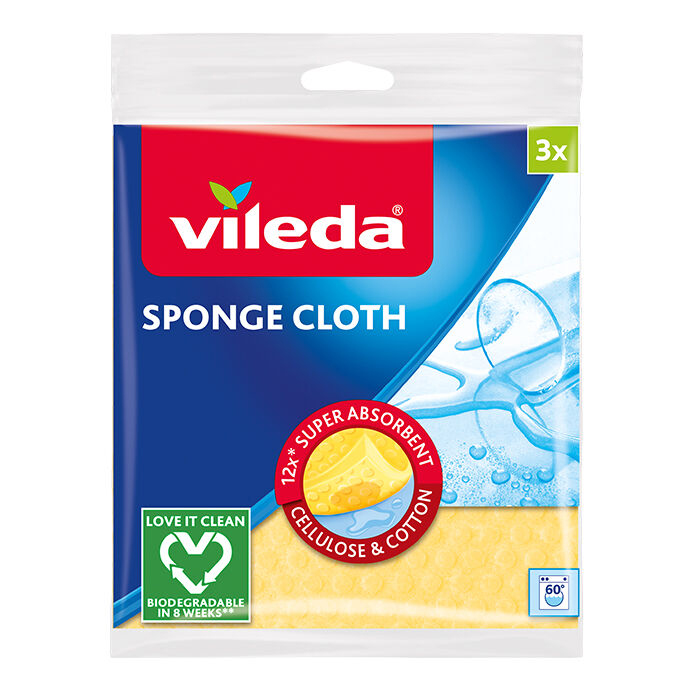 Vileda Sponge Cloth houbový hadřík 3 ks Vileda