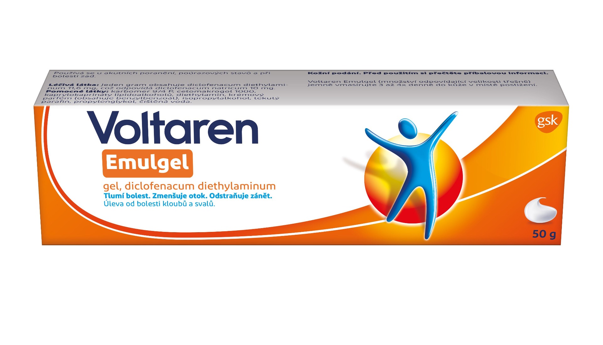 Voltaren Emulgel 10 mg/g gel 50 g Voltaren