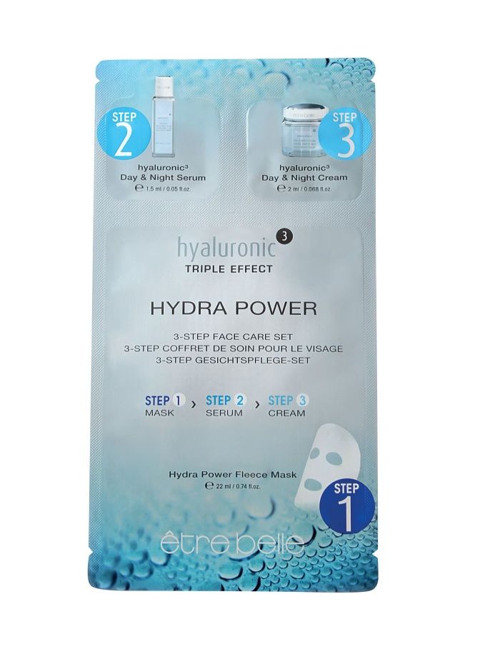 être belle Hyaluronic Hydra Power 3-step set maska 1 ks être belle