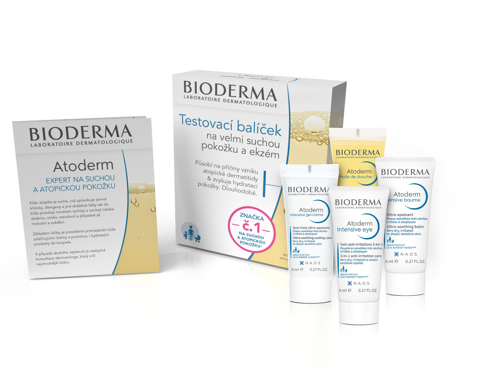 BIODERMA Atoderm testovací balíček BIODERMA