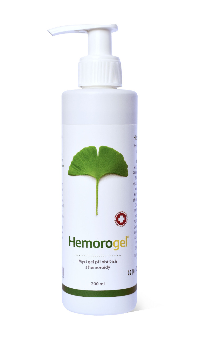 Hemorogel mycí gel 200 ml Hemorogel