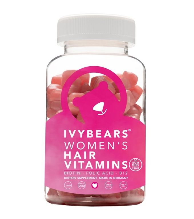 IvyBears Womens Hair vitamíny na vlasy pro ženy 60 ks IvyBears