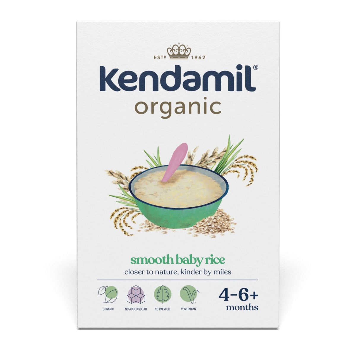 Kendamil BIO Nemléčná rýžová kaše 120 g Kendamil