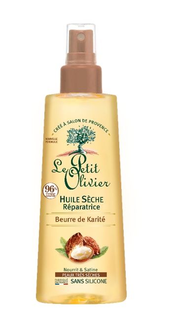 Le Petit Olivier Tělový suchý olej Bambucké máslo a sladké mandle 150 ml Le Petit Olivier