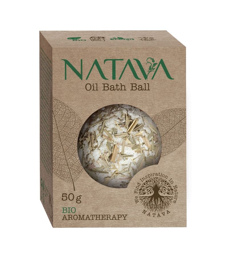 Natava Olejová koule do koupele Citronová tráva 50 g Natava