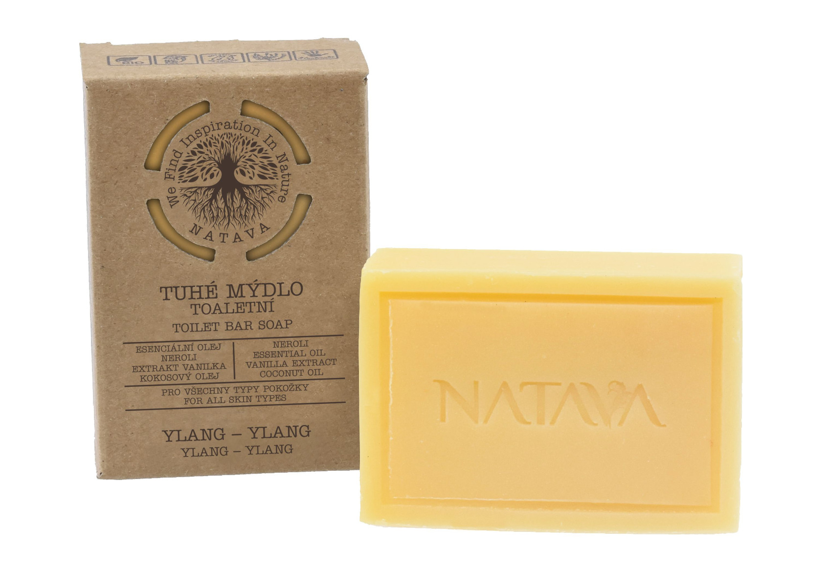Natava Toaletní tuhé mýdlo Ylang – Ylang 100 g Natava