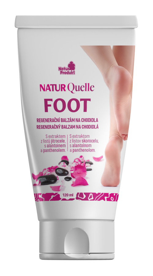 Naturquelle FOOT Regenerační balzám na chodidla 120 ml Naturquelle