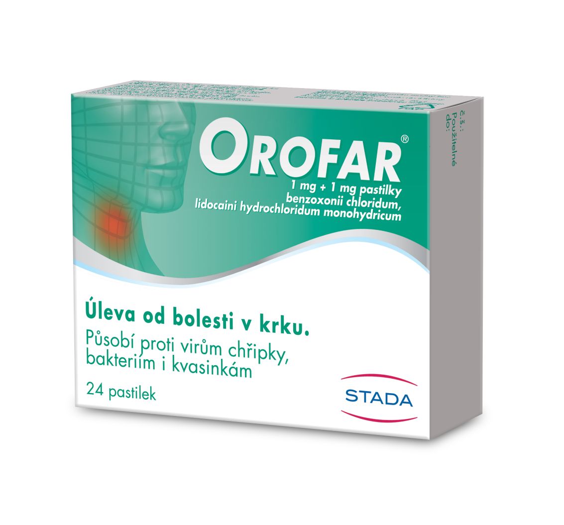 Orofar 24 pastilek Orofar