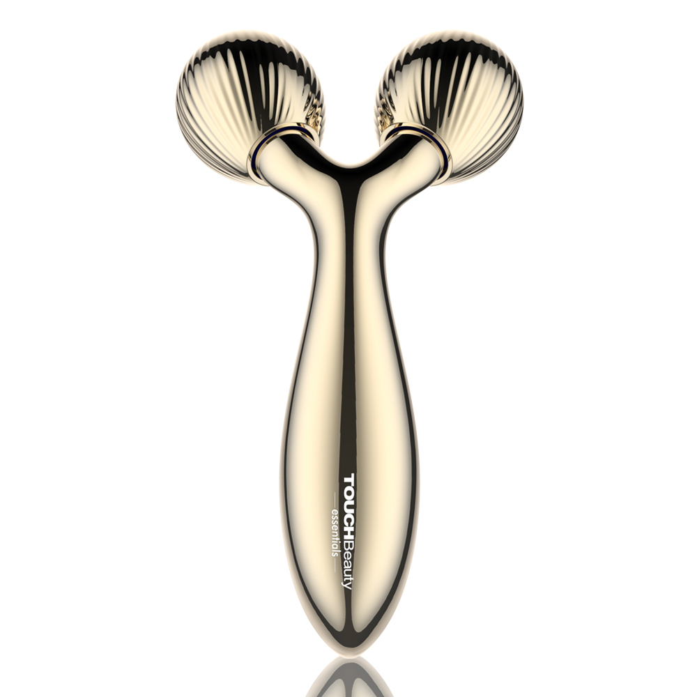 TOUCHBeauty 1613A Masážní váleček na obličej zlatý TOUCHBeauty