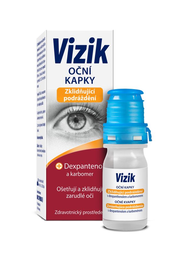 Vizik Oční kapky zklidňující podráždění 10 ml Vizik