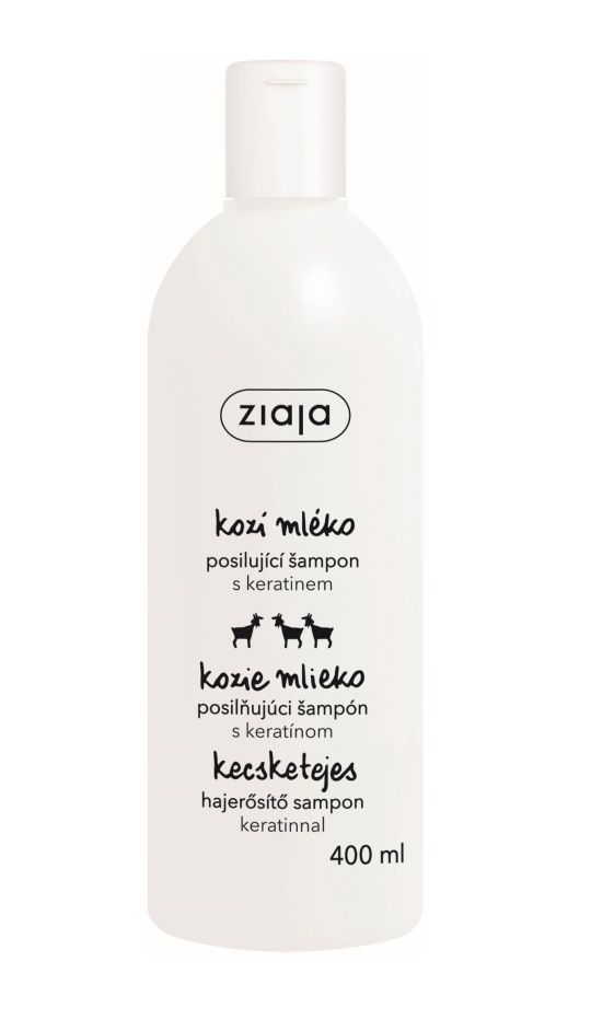 Ziaja Kozí mléko Šampon na vlasy s keratinem 400 ml Ziaja
