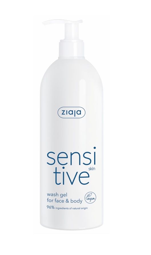 Ziaja Sensitive Krémový mycí gel na obličej a tělo 400 ml Ziaja