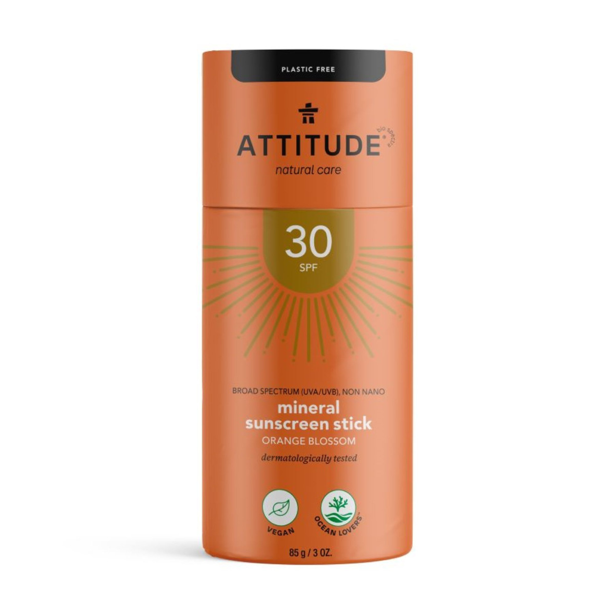 ATTITUDE 100% minerální ochranná tyčinka s vůní Orange Blossom SPF30 85 g ATTITUDE