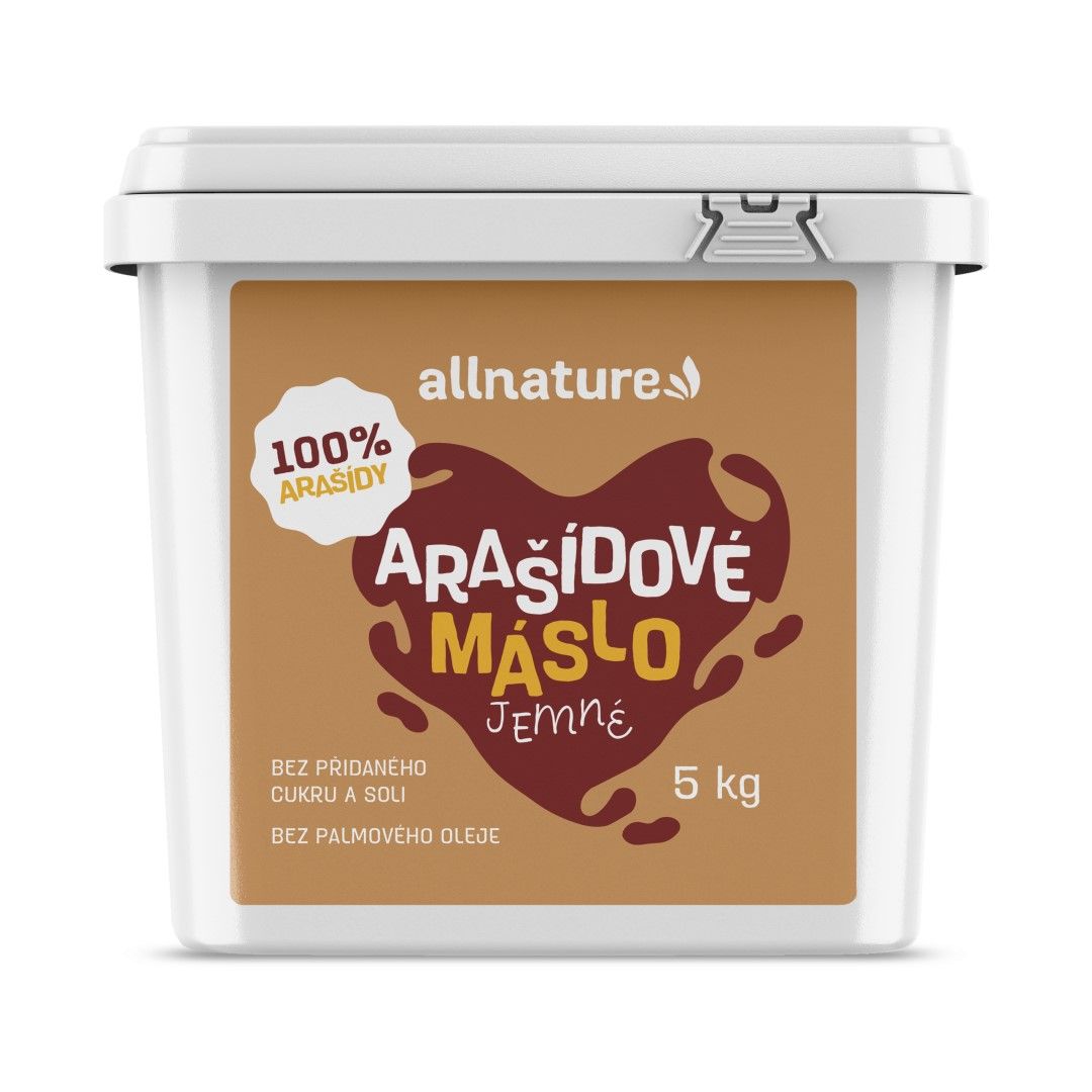 Allnature Arašídové máslo jemné 5 kg Allnature