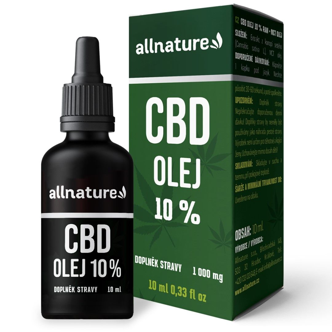 Allnature CBD olej 10% 10 ml Allnature