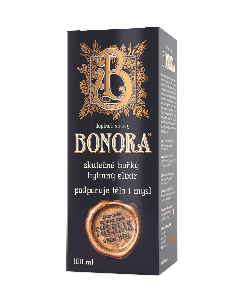 Bonora Skutečně hořký bylinný elixír 100 ml Bonora