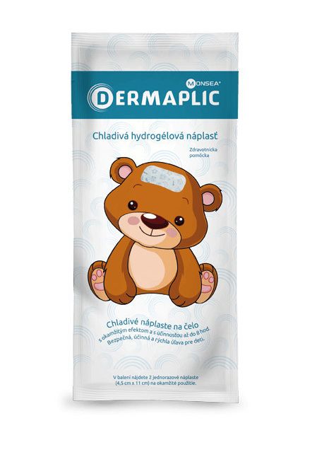 DERMAPLIC Chladivá hydrogelová náplast 2 ks DERMAPLIC