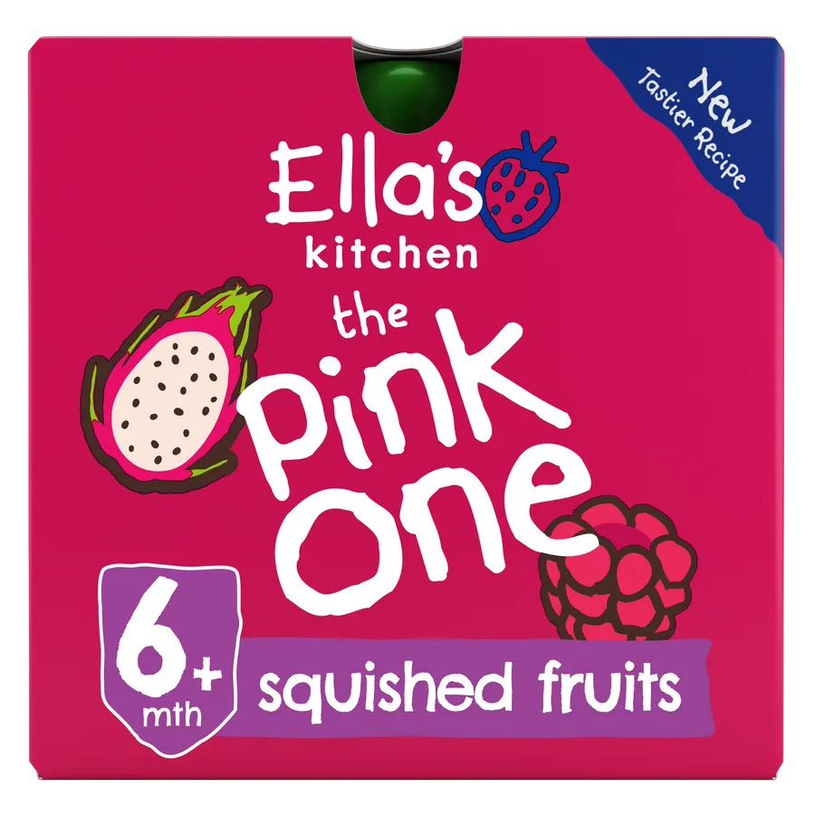 Ellas Kitchen BIO Ovocné pyré Pink One Dračí ovoce kapsičky 5x90 g Ellas Kitchen